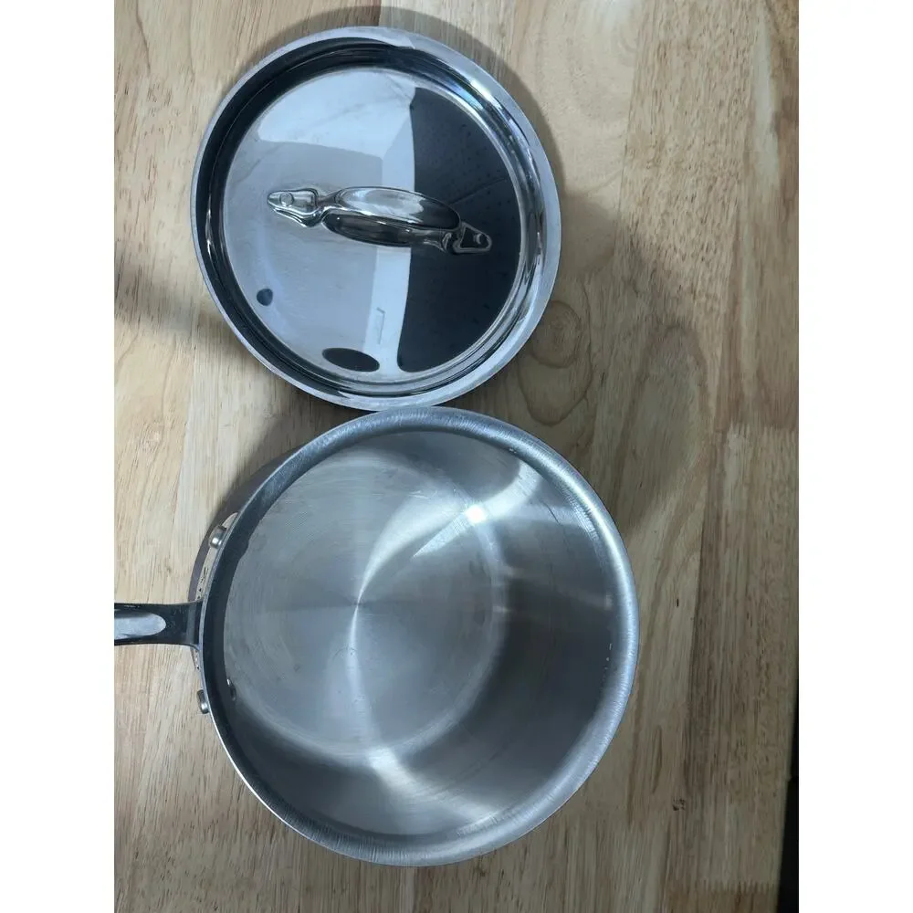 Vintage ALL-CLAD Metal Crafters Master Chef 2Qt Sauce Pan w Lid